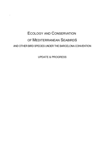 ECOLOGY AND CONSERVATION OF MEDITERRANEAN SEABIRDS