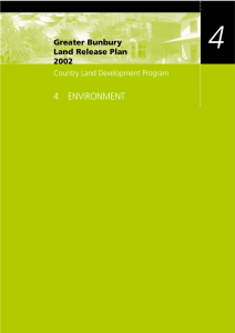 Greater Bunbury Land Release Plan 2002