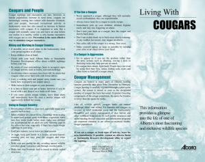 Living with Cougars
