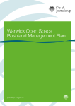 Warwick Open Space Bushland Management Plan