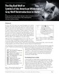 Case Study on Wolf Management