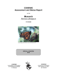 COSEWIC Assessment and Status Report on the Monarch Danaus