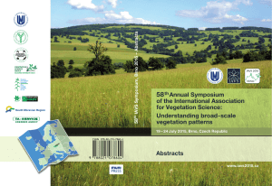 Understanding broad-scale vegetation patterns Abst