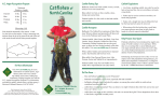 "Catfishes of North Carolina." Catfish angling information handout