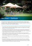 Parklands Fact Sheet - Sydney Olympic Park Authority