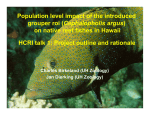 Stable isotope analysis! - Hawaii Coral Reef Initiative