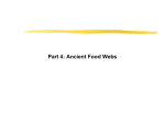 Part 4: Ancient Food Webs