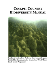 cockpit country biodiversity manual