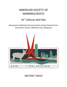 Here - American Society of Mammalogists