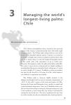 Managing the world`s longest-living palms