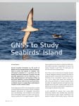 GNSS to Study Seabirds` Island