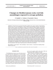 Changes in Mediterranean rocky-reef fish assemblag