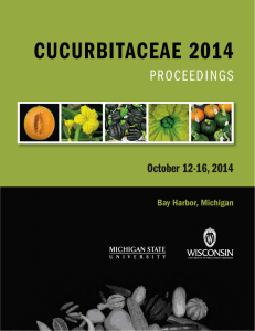 cucurbitaceae 2014 - Cucurbit Breeding