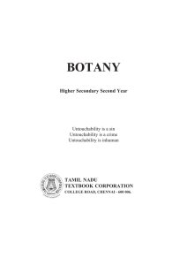 botany - Textbooks Online
