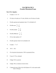 Practice Placement Tests for Math