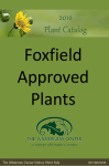 View the Foxfield approved plant catalog to pictures and more