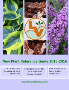 New Plant Reference Guide 2015-2016