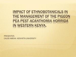 IMPACT OF ETHNOBOTANICALS IN THE MANAGEMENT OF THE