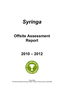 Syringa - Royal Horticultural Society