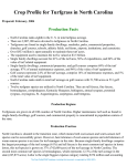 Crop Profile for Turfgrass in North Carolina