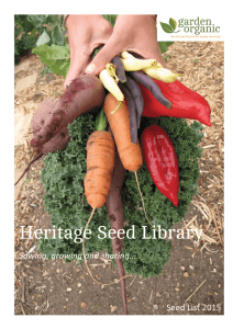 Heritage Seed Library