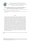 Impact of Hormic Doses of UV"=C on Postharvest