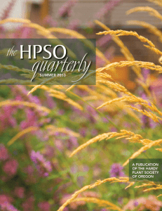summer 2013 - The Hardy Plant Society of Oregon