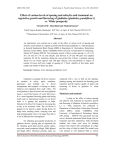 Effect of planting spacing and salicylic acid on vegetative growth