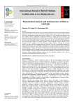Phytochemical analysis and medicinal uses of Hibiscus sabdariffa.
