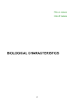 Biological characteristics