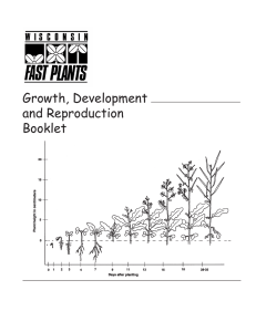 Growth, Development and Reproduction Booklet