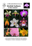 Culture Notes - Waitakere Orchid Club