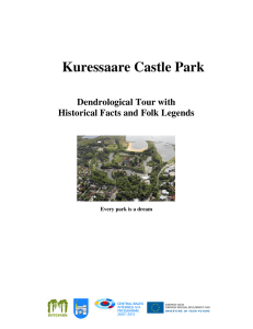 Kuressaare Castle Park - Central Baltic project database