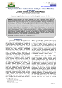 this PDF file - Annals of Plant Sciences