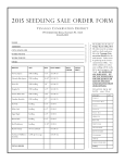 seedling descriptions and an order form