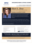 Sheri L. Dew - BYU Management Society
