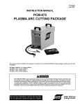 pcm-875 plasma arc cutting package