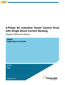 3-Phase AC Induction Vector Control Drive with Single Shunt