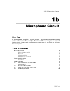 Microphone Circuit