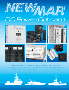 Battery Chargers • Inverters • DC Converters • Power