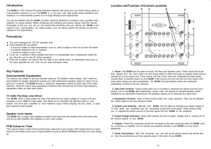 eq600 MANUAL