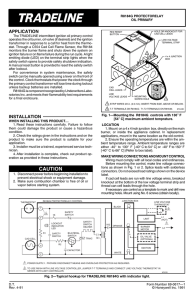 69-0617 R8184G Protectorelay Oil Primary