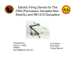 Electric Firing Device for The PAN (Percussion Actuated Non