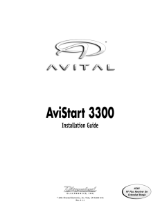 AviStart 3300 - DirectedDealers.com