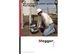 Test products for power systems from Megger.