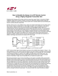 Designing an RF Remote Control