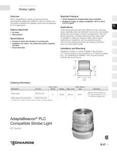AdaptaBeacon® PLC Compatible Strobe Light
