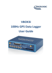 VBOX3i 100Hz GPS Data Logger User Guide