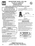 MICROSTROBE® MODEL 470S–1280 TOMAR Electronics, Inc.