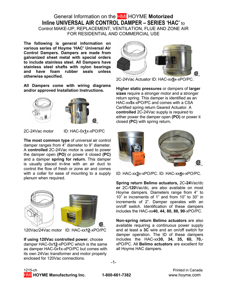 Wiring Diagram For Flue Damper